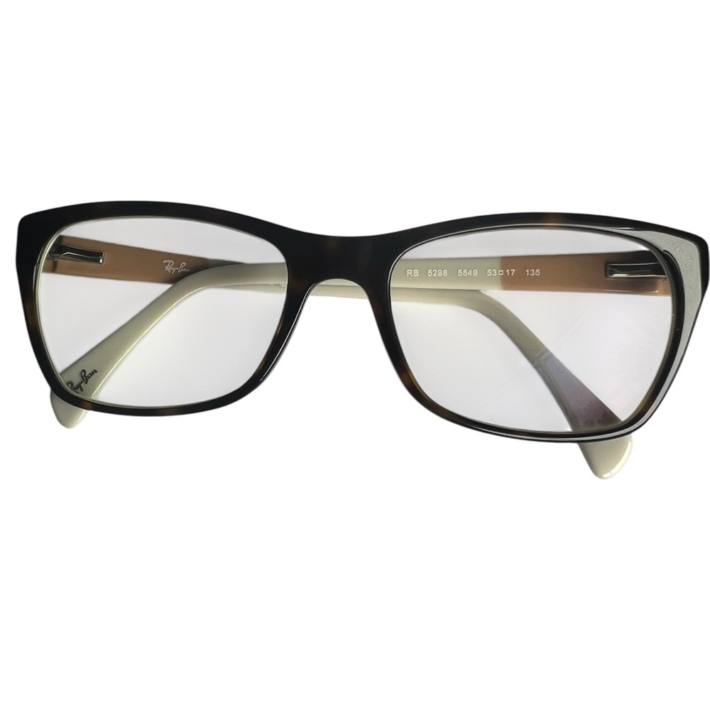 EUC~ Ray Ban Eyeglasses, Frames Only, RB 5298 5549, 53-17-135, DkBrown Tortoise - Picture 2 of 10